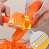 Бытовая Кухня Три в Одном Хранение Овощечистка для Фруктов Нержавеющая Сталь Скребок Овощечистка для Фруктов Кухонный Инструмент Аксессуары Новое