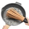Бамбуковая щетка для мытья посуды Глубокая очистка Угловая головка Длинная ручка Дизайн Скребок для посуды Легко чистить Многофункциональный очиститель для кухни