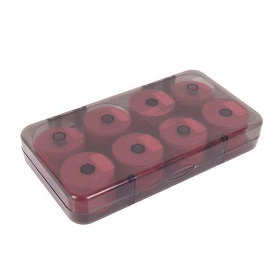 16 шт. Коробка-катушка для лески из пенопласта 16 органайзер для намотки лески Катушка для лески