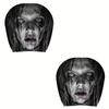 2Pcs Comfortable Halloween Car Headrest Cover Automotive Seat Headrest Cover  All Seasons Use