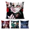 Bilibili Токийский гуль Аниме Наволочка Квадратная Подушка Спальня Диван Досуг Комфорт Подушка Автомобиль Гостиная Украшение для дома 40X40