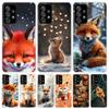 Животное Лиса Для Samsung Galaxy A16 A15 A14 A13 A56 A55 A54 A53 Чехол для телефона A36 A35 A34 A33 A26 A25 A24 A23 A05S A04S A03S A15 A14
