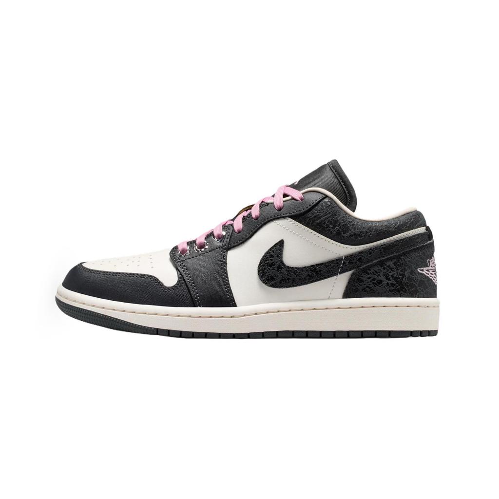 Jordan Air Jordan 1 Vintage Basketball Shoes Women's Low Top Black/White/Pink/Purple II0595-001(Team80-SBOX)