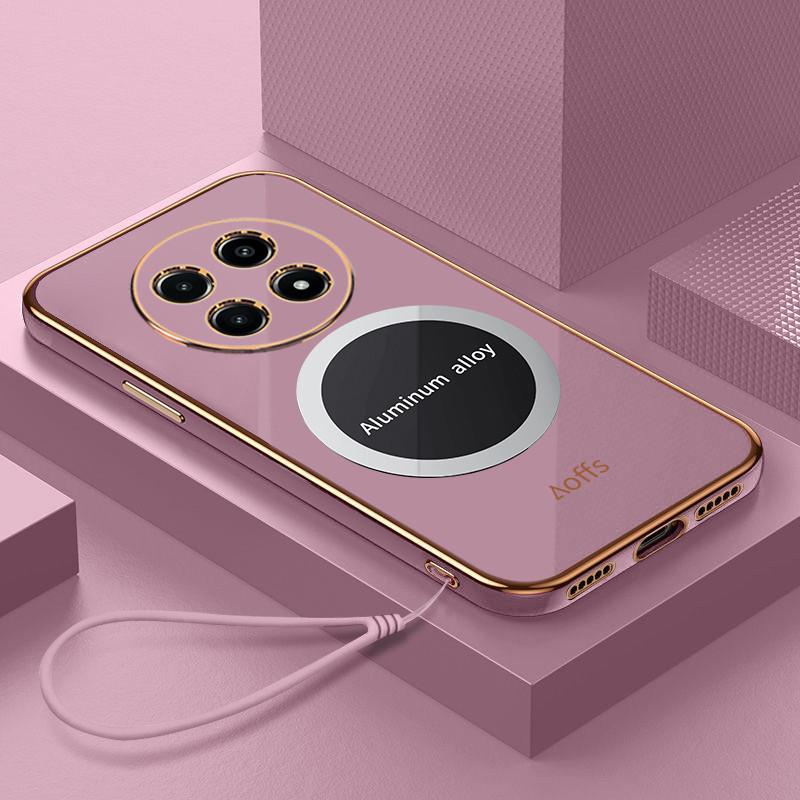 Для Realme 12 5G Чехол Realme 13 12X 5G Narzo 70X 5G Чехол для телефона Покрытие Магнитное притяжение Ударопрочный силиконовый задний чехол