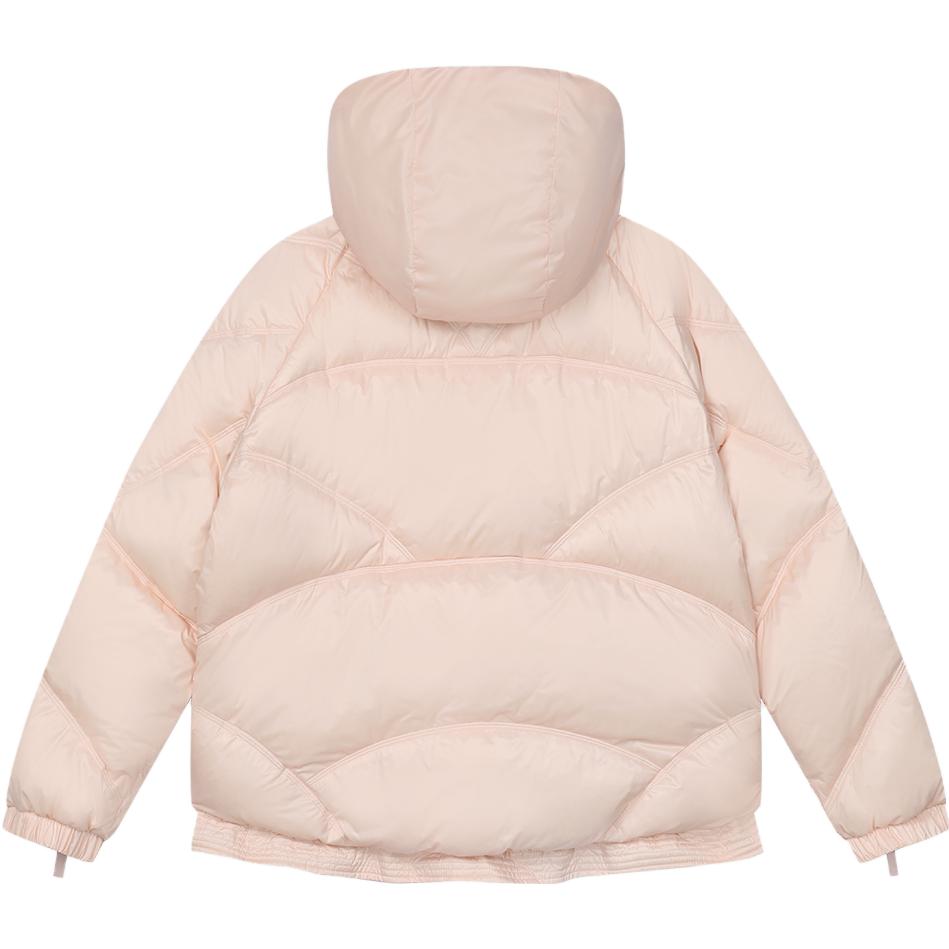 Новый пуховик FILA женский оловянно-розовый F11W349923F-LP