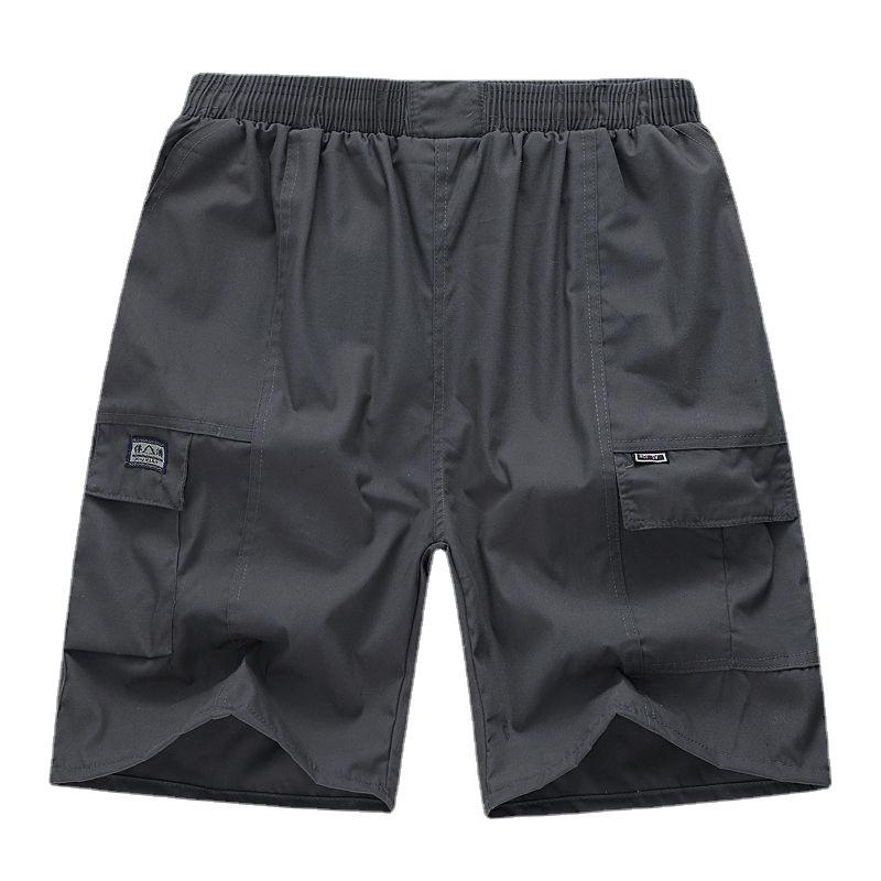 Мужские летние легкие повседневные шорты до колена свободного кроя