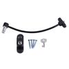 Zinc Alloy Window Door Opening Restrictor Cable Baby Child Safety Lock Catch Wire Black