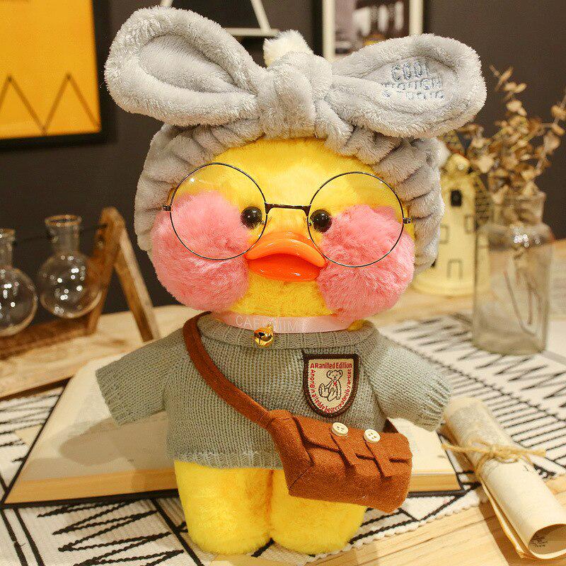 Kawaii 30 см Plushie Lalafanfan желтая утка животное плюшевые мягкие игрушки для девочек детская милая кукла подарок на день рождения/Рождество