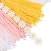 Cotton Colorful Tassel Banner 62 Inch Party Flag Daisy-flower Birthday High Chair Banner  Home