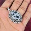 Подвеска из цельного серебра Pinolith Jasper 925 пробы, ювелирные изделия с подвеской из драгоценных камней ручной работы, подарки для жены, абсолютно новый кулон