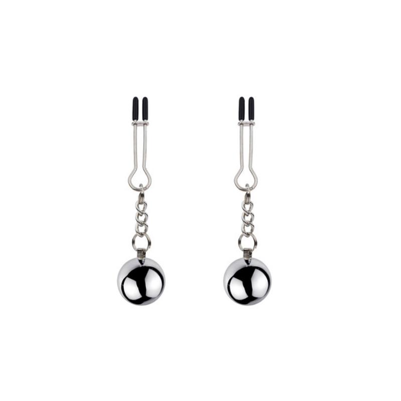 BDSM Bondage Sex Nipple Clamp Stainless Steel Breast Clamp Clips Metal Nipple Shaking Clamps Breast Clip Sex Slaves Sex Shop 18+