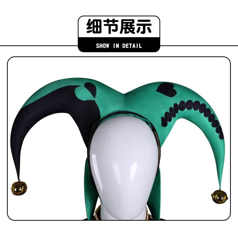 Halloween Harlequin Costume Circus Freak Show Cosplay Outfit Stage Party