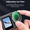 BRDRC CPL ND8 ND16 ND32 Lens Filter Set Aluminium Alloy Frame for DJI OSMO Action 5 Pro/4 ND UV Lens Action Camera Accessories