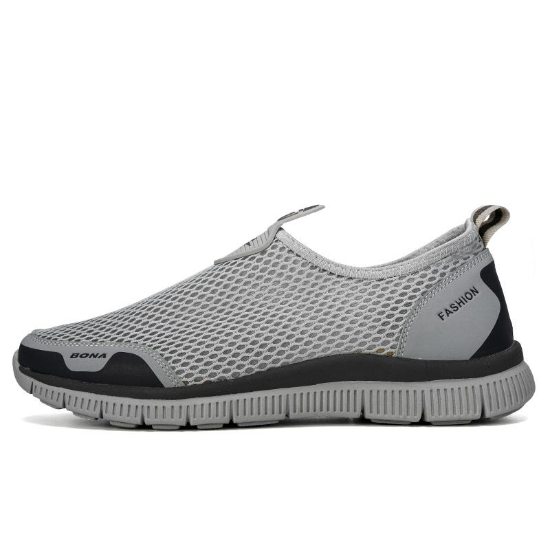 BONA Мужская дышащая повседневная обувь Krasovki Mocassin Basket Homme, удобные кроссовки Chaussures Pour Hommes, сетчатая обувь