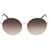 Солнцезащитные очки Marc Jacobs Brown Gradient Round Ladies MARC 406 GS 0086 HA 60
