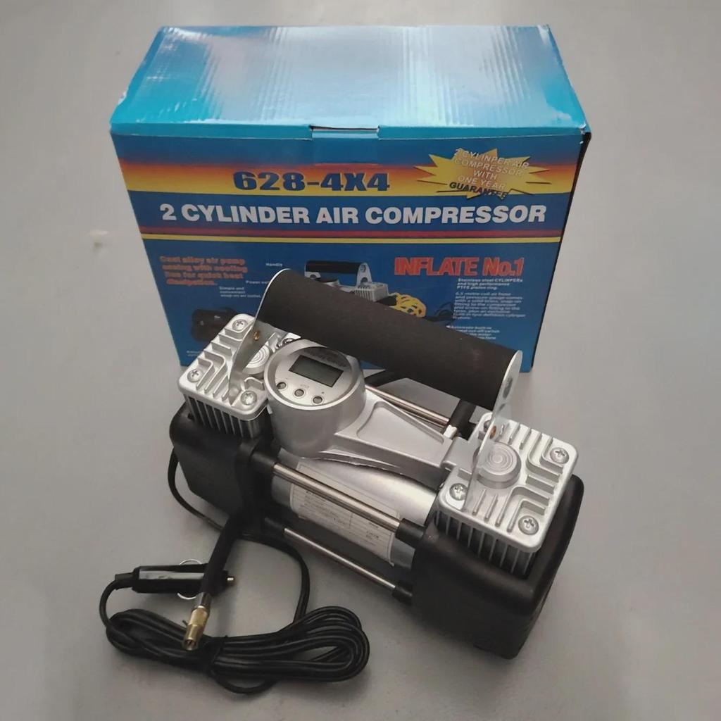 Double Cylinder 12V High-Power Portable Car Air Pump