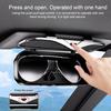 Car Sunglasses Holder Visor Clip Hard Shell Glasses Storage Box Auto Eyeglasses Organizer Sun Visor Sunglasses Case Easy Install Car Glasses Bracket