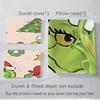 3Pcs Christmas Grinch Bedding Sets For All Sizes New 3D Printed Bed Cover Comforter Duvet Cover Pillowcase Bedroom Decoration