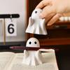 Cute Ghost Pen Holder Esin Desktop Organizer for Office & Home Halloween Pen Holder Decoration Ornaments Funny Stationery Stand