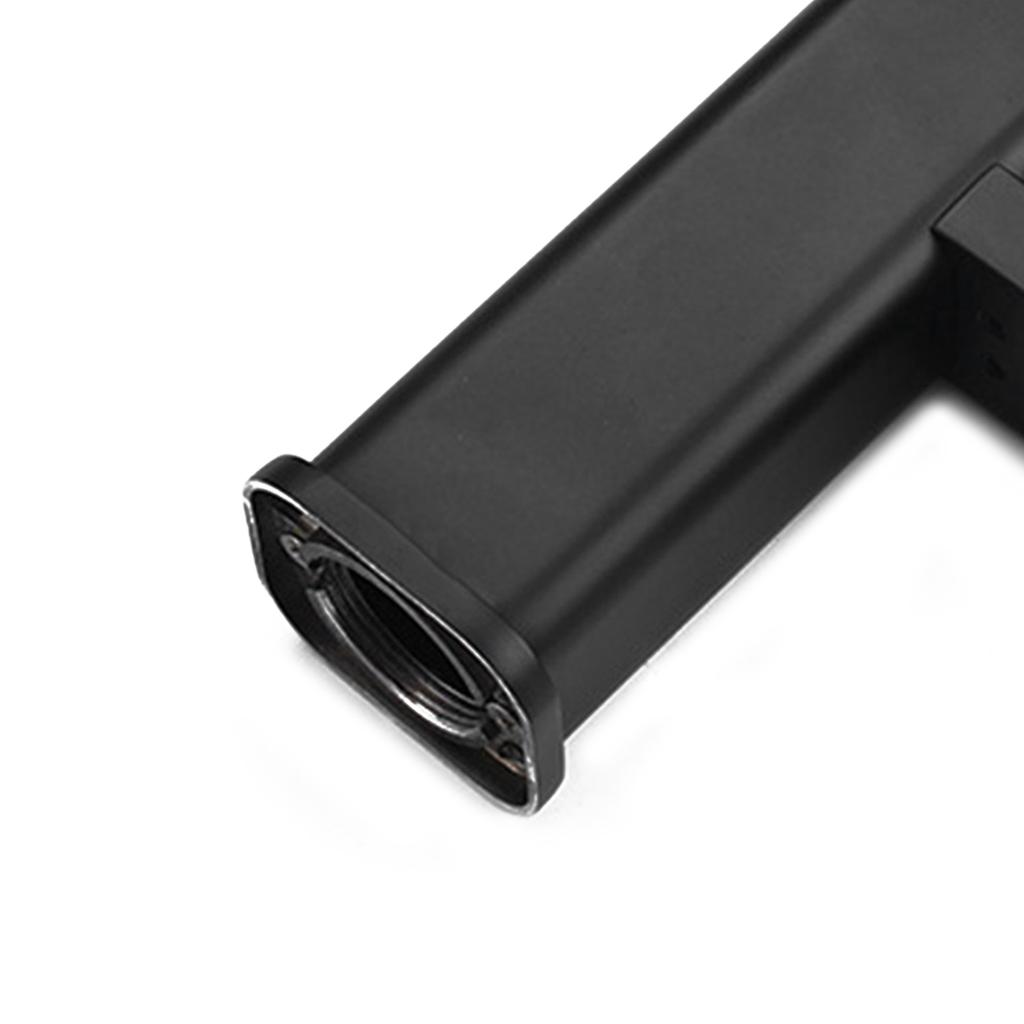 Kitchen Sink Faucet Cold Hot Water Plastic Quadrate Black for Bathroom Kitchen Hotel
