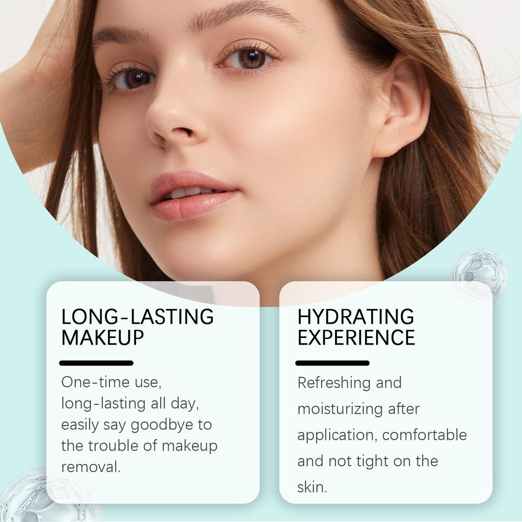 Pre Makeup Gel Moisturizing Gel Lasting Moisturizing Makeup Front Milk Smoothing Skin Foundation Serum Moisturizing Gel,25g