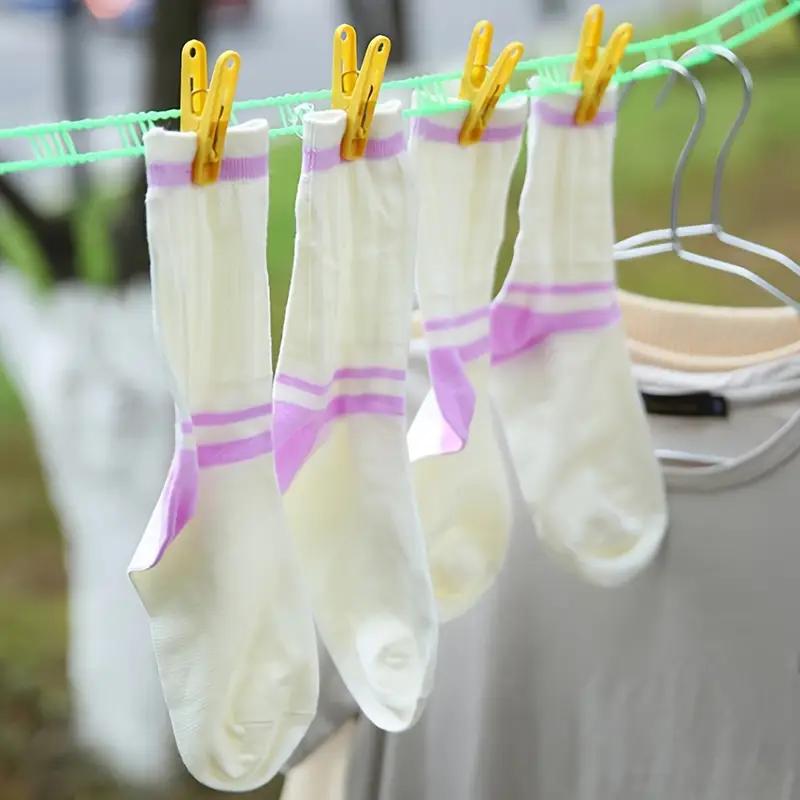 10м/8/5/3м портативные нескользящие бельевые веревки ветрозащитная бельевая веревка для улицы в помещении дома путешествия сушилка бельевая веревка