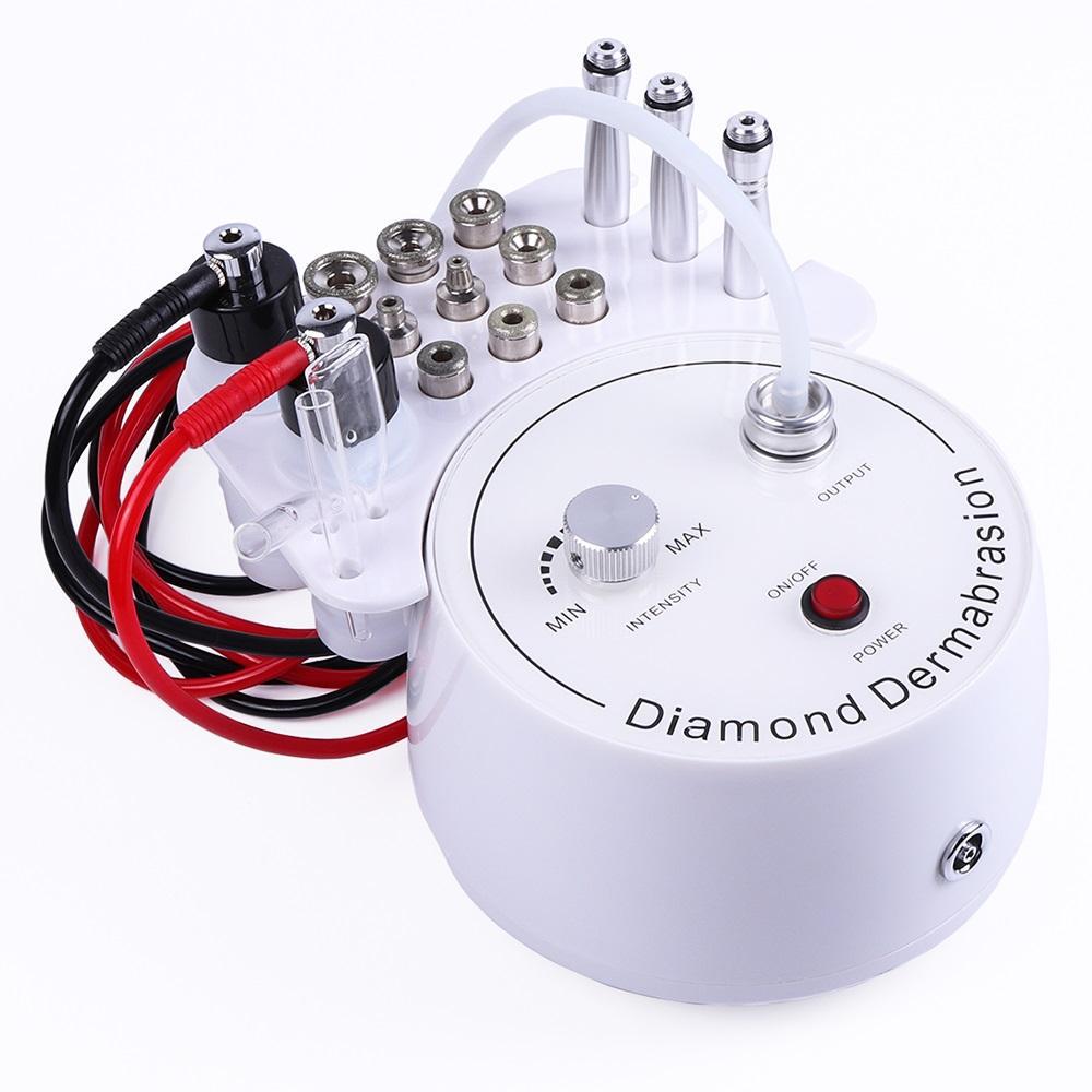 Diamond Micro-Sculpting Facial Device: Oxygen Spray, Hydration & Microdermabrasion for Blackhead Removal & Rejuvenation.
