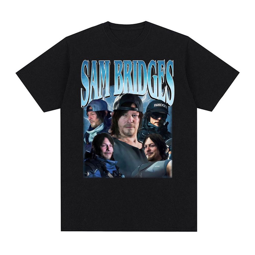 Sam Bridges Porter Vintage 90s Graphic Tshirts for Unisex Fashion Hip Hop Streetwear T Shirt Unisex Casual Cotton Oversized Tshirt