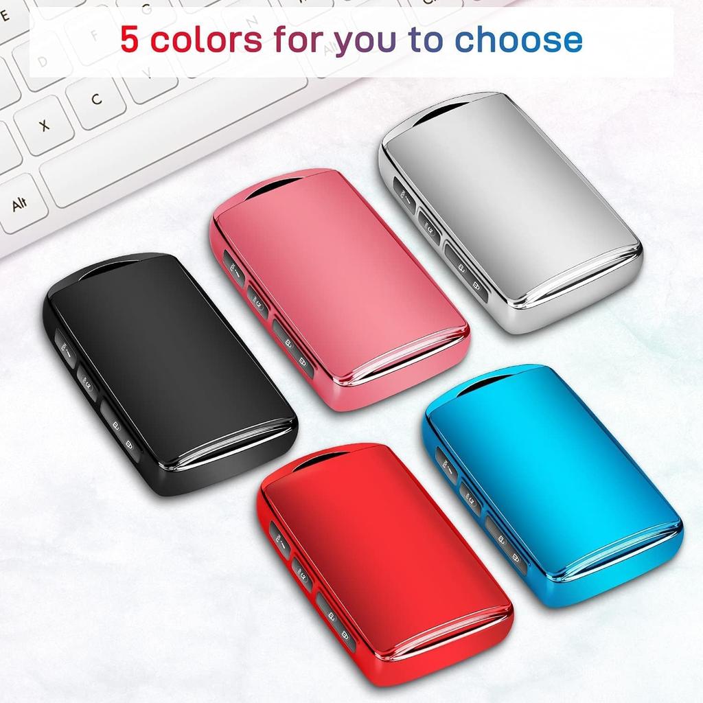 QBUC For Mazda Key Fob Cover,TPU Protector Key Holder With Keychain For - Mazda 3,For Mazda 3 Hatchback,For - Mazda CX-5,CX-30,CX-9,CX-12 3-4-Buttons