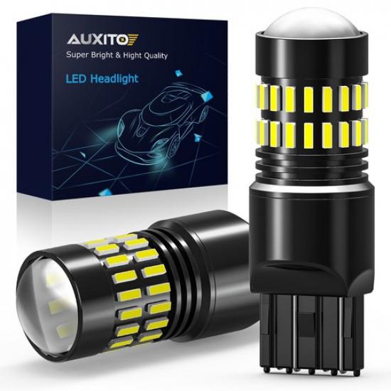 US 7443 7440 LED 6000K Reverse Backup Brake Tail Stop Parking Light Bulbs CANBUS