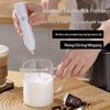 Беспроводной электрический ручной вспениватель молока и венчик для яиц