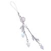 Unique Fringe Cellphone Strap with Jellyfish Shape Star Pendant Phone Lanyard DIY Handmade Cute Phone Charm Jewelry