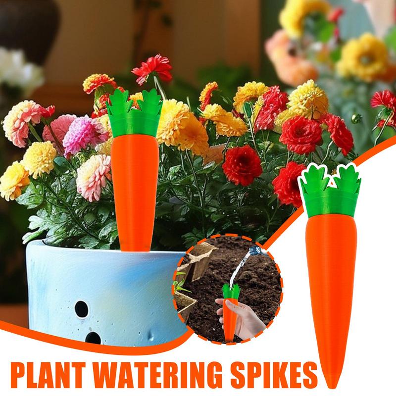 Plant Watering Spikes Carrot Shape Vacation Plant Waterer Garden Accessories For Kitchen Flowerpot Veggie Pots Tree Flower