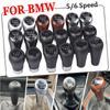 Gear Shift Knob for BMW E46 E53 E60 E61 E63 E65 E81 E82 E83 E87 E90 E91 E92 X1 X3 X5 1 3 5 6 Series Carbon Fiber Chromed