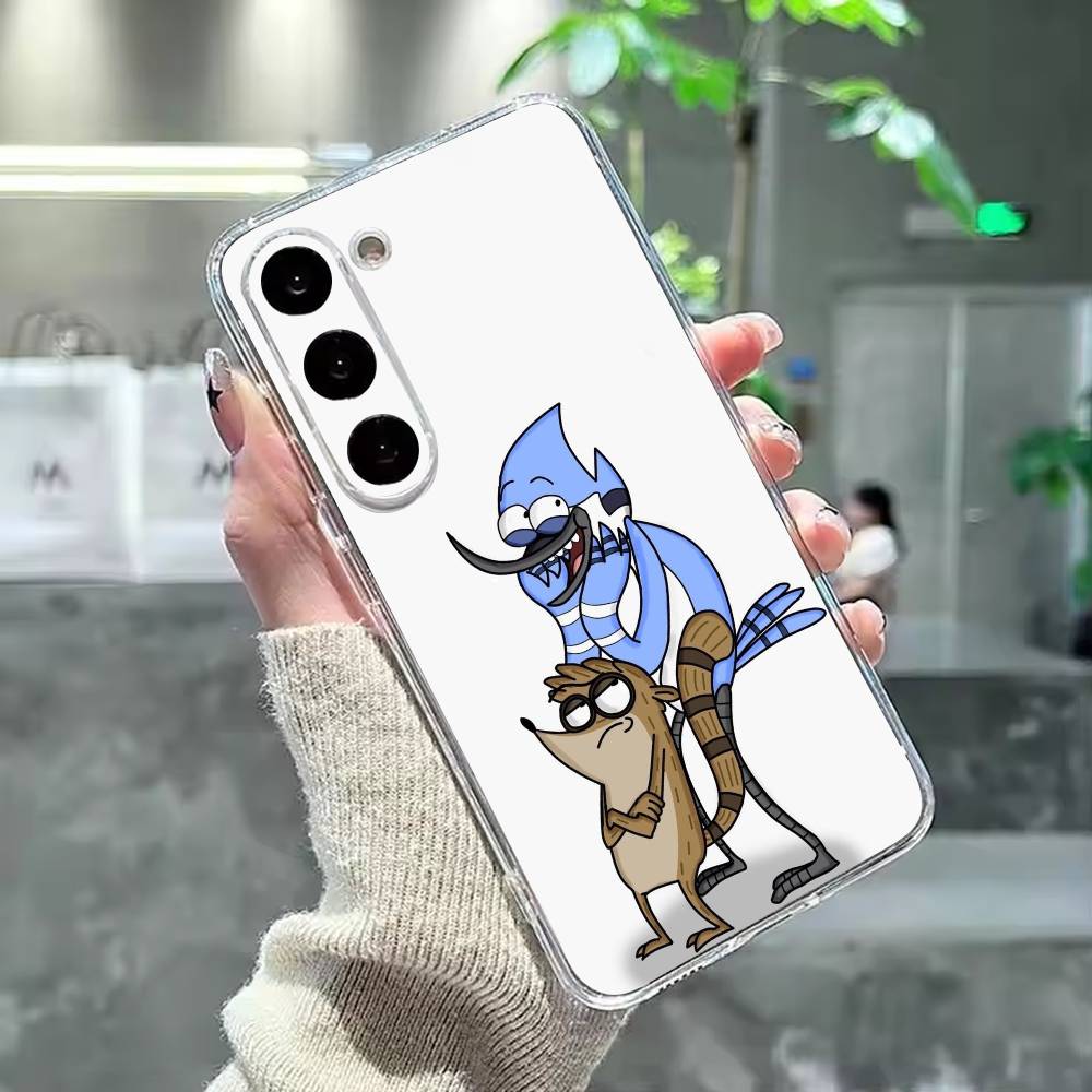 chill slacker mordecai Phone Case For Samsung Galaxy A91,80,73,72 ,71,53,52,32 ,31,22,21s,20,Transparent Case