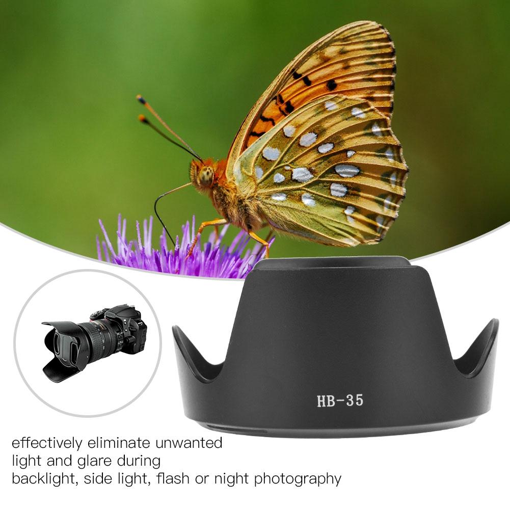 HB 35 ABS Camera Mount Lens Hood Replacement for Nikon AF S VR 18 200mm f 3.5 5.6 Lens