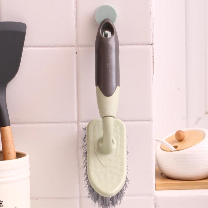 Long Handled Cleaning Brush Floor Brush Gap Brush Multi-functional Cleaning Tool for Household Bathroom Hard Bristles