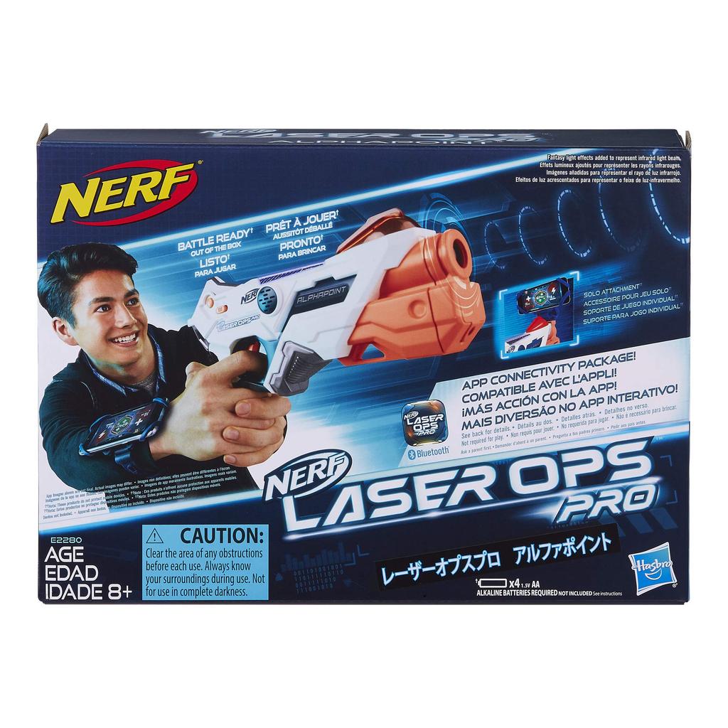 Hasbro Nerf Laser Ops Pro Alpha Point E2280 Оригинальный продукт, оснащенный технологией LASER TAG®
