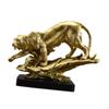 Tiger Statue Resin Figurine Artwork Animal Sculpture Ornament for Living Room Housewarming Table