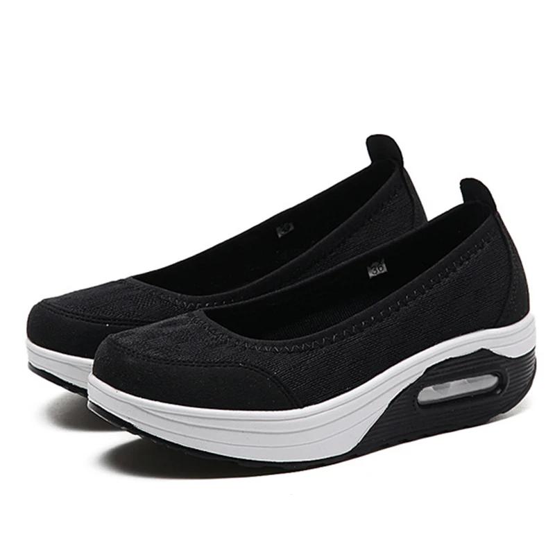 Women's Casual Platform Sneakers with Wedge Design - Comfortable for Long Wear, Available In Various Colors and Sizes Up To 42
