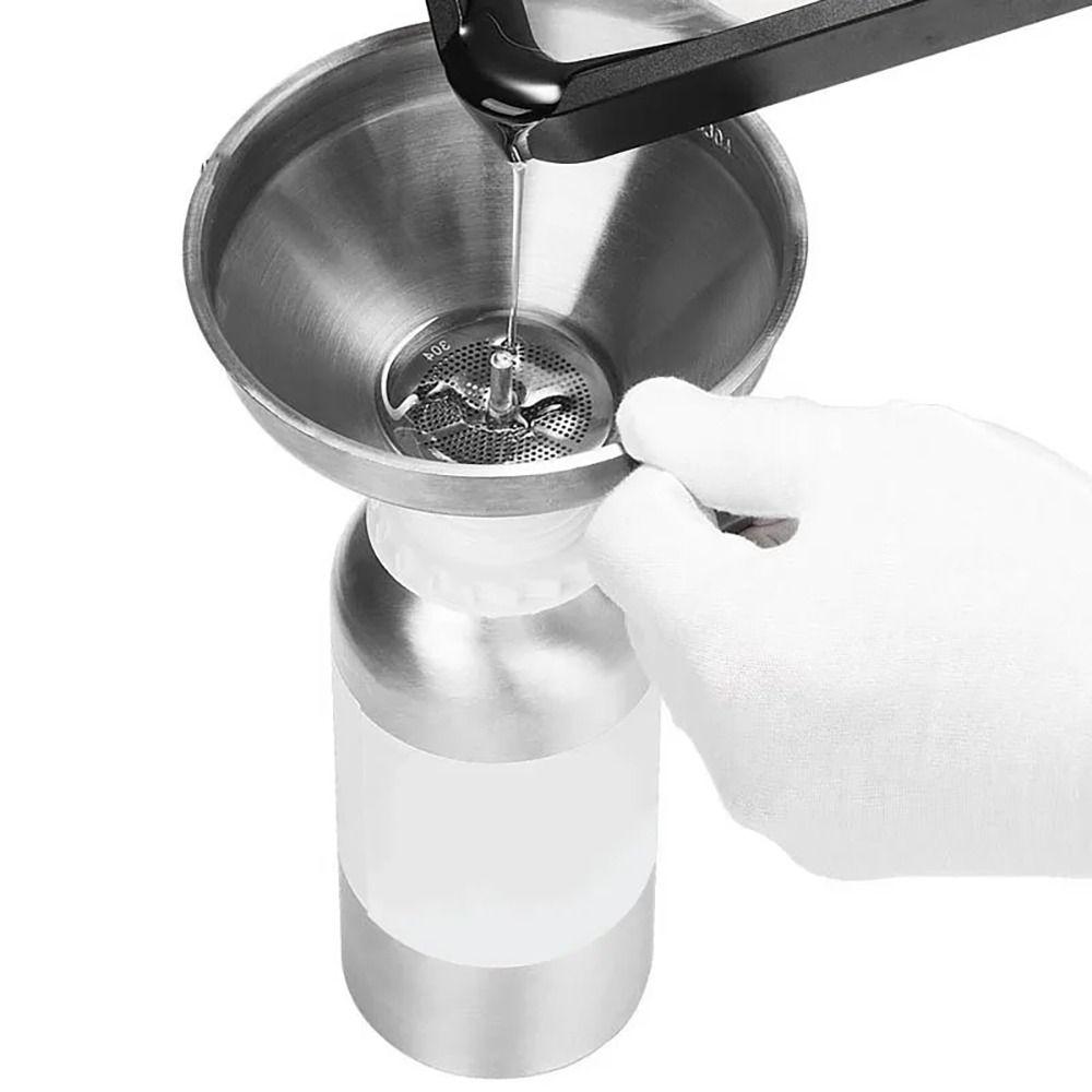 Spice Cooking Oil Filter Filter Funnel Wide Mouth Strainer For Filling Bottles Jars