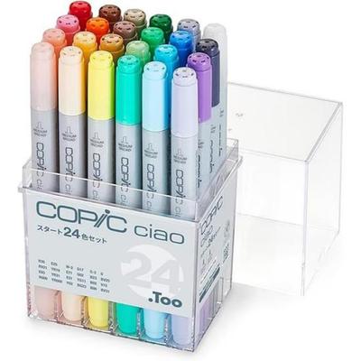 Набор маркеров Too Copic Ciao Start 24 цвета / Маркеры для иллюстраций / Маркеры