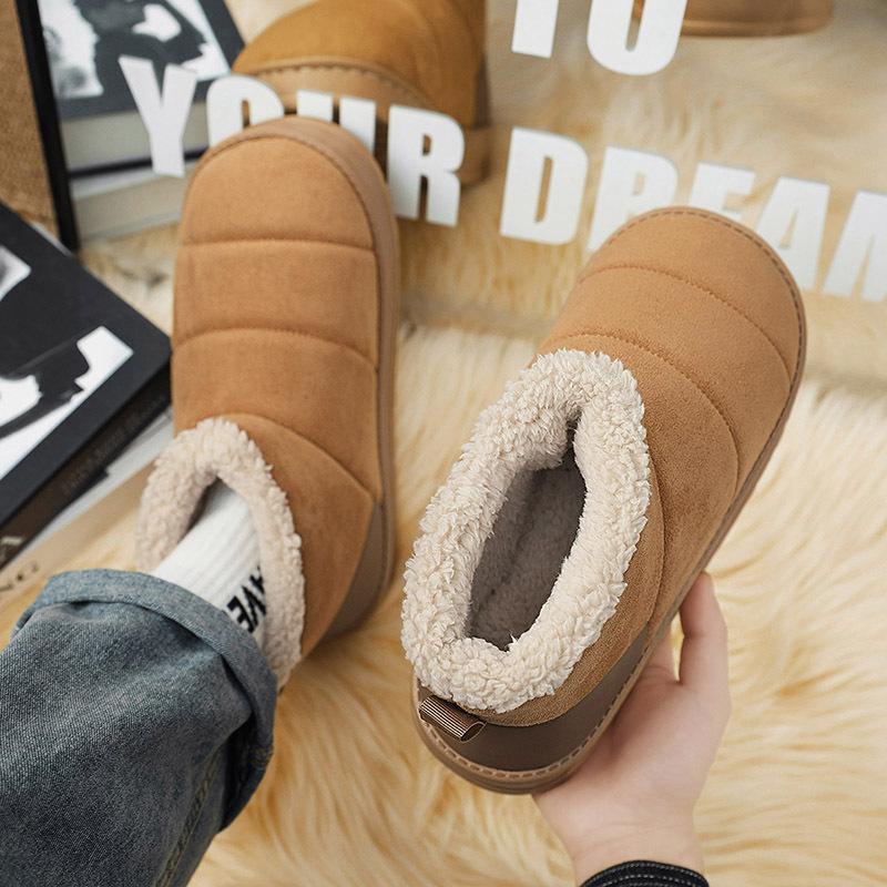 Мужские мягкие эластичные зимние теплые утепленные сноубутсы на толстой подошве, нескользящие, износостойкие, для активного отдыха на открытом воздухе, занятий спортом, альпинизма, хлопковые ботинки