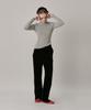 JUNEJUNE SPACE Two Tone Velour Pant_Black