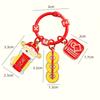 Lucky New Year Key Ring Blessing Cartoon Snake Pendant Fashion Chinese Zodiac Snake Keychain  Kids