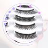 Magnetic Natural False Eyelashes Eyeliner Liquid Tweezer Set Reusable 3D Magnets Fake Eye Lashes Makeup Tool