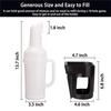 HOES-2X For Golf Cart Sand Bottle For EZGO Club Car Divot Filler Sand Bottle Kit With Rattle Proof Holder For Golf B
