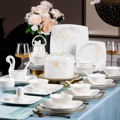 Набор столовой посуды Hao Ya Jingdezhen из керамики, 86 предметов