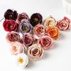 20/40pcs Artificial Flowers Silk Rose Colorful Room Home Garden Wedding Bridal Bouquet Garland Festival Gifts Box Fillers Decor