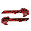 Leopard Head Badge Sticker Front Grill Side Fender Rear Trunk Emblem Decal Cars Accessories